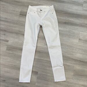 Rag & Bone Crisp White Denim Jeans Size 28